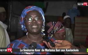VIDEO - Soukeurou Koor: Le Maire Mariama Sarr au chevet des populations de Kaolack