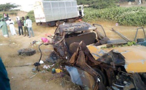 Rao: une violente collision entre un camion et un taxi fait 3 morts et 2 blessés graves