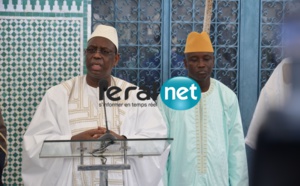Korité 2019: Les images de Macky Sall à la Grande Mosquée de Dakar