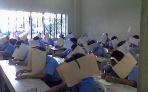 PHOTO INSOLITE : Interdit de tricher au Japon!