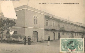 Sénégal: Les subsistances militaires (Saint-Louis du Sénégal).