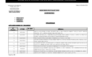 Tribunal du Commerce: Audiences de la Première Chambre de ce mercredi 3 juillet 2019