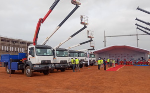 Distribution d'énergie : Avec Vinci Énergies, la Senelec réceptionne un nouveau parc d'engins lourds.