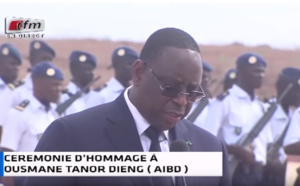 VIDEO - Discours du Président Macky Sall à l'arrivée de la dépouille d'Ousmane Tanor Dieng 