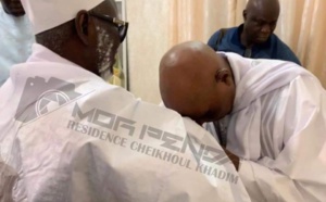 PHOTOS - Touba: Me Abdoulaye Wade reçu par le Khalife général des Mourides