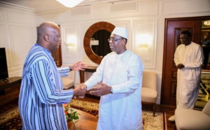 PHOTOS - Décès d'Ousmane Tanor Dieng: Le président du Faso a présenté ses condoléances