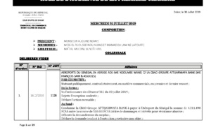 Tribunal du Commerce: Délibérés des Audiences du mercredi 31 juillet 2019
