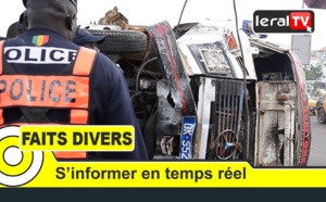 VIDEO - Accident de circulation: Un car "Ndiaga Ndiaye" se renverse au milieu de l'autoroute