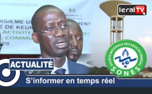 VIDEO - Qualité de l'eau à Dakar: "Il n'y a pas d'eau noirâtre" dixit le Directeur général de la Sones 