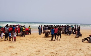 PHOTOS - Un homme meurt noyé à la plage de Diamalaye