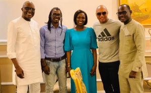 PHOTOS - Quand Aliou Cissé et El Hadj Diouf se retrouvent chez le milliardaire Babacar Ngom