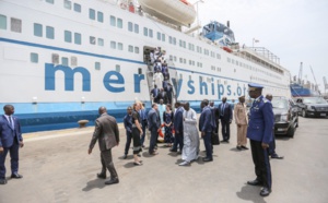 Mission humanitaire: le bateau-hôpital Africa Mercy est arrivé au Port de Dakar