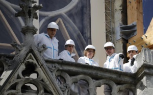 France: reprise du chantier de la cathédrale Notre-Dame de Paris