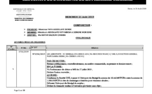 Tribunal du Commerce: Délibérés des Audiences du mercredi 21 août 2019