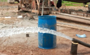Koutal: Après des mois sans eau, l'eau coule à flots
