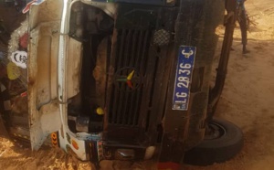 Accident à Dagana  - Le car qui transportait l'équipe de navétanes, se renverse