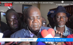 PDS : Oumar Sarr doute du militantisme de Karim Wade