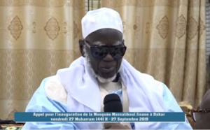 VIDEO - Inauguration « Massalikoul jinaan  : Le khalife général Serigne Mountakha Mbacké adresse un message fort à toutes les confréries