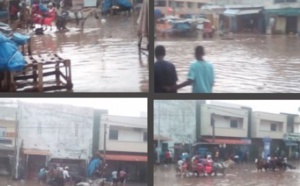 Grand-Yoff: la pluie transforme le quartier en marigot, les charretiers imposent leur diktat