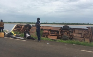 Fatick: Un bus se renverse et fait des plusieurs blessés