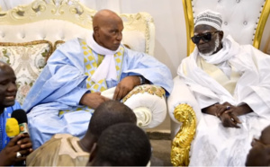 Urgent :Visite du président Abdoulaye Wade chez le khalife géréral des mourides