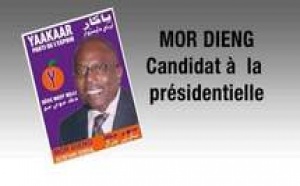 Présidentielle 2012 - Temps d'antenne de Mor Dieng du mercredi 08 février 2011