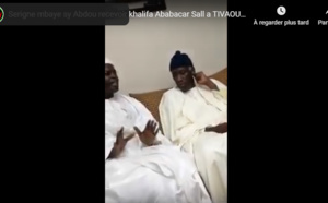 VIDEO- Serigne Mbaye Sy Abdou à Khalifa Sall: "Des Prophètes ont vécu la même chose que toi"
