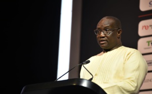 Recevant le prix du président de la République, Macky Sall sur le pétrole : Mouhamadou Makhtar Cisse, Ministre du Pétrole a fait un beau discours en anglais