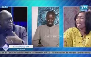 Plateau de télévision: Me El H. Diouf et Diomaye Faye s’insultent