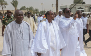 VIDEO- Arrivée du Président Macky Sall à Touba 