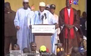 Présidentielle 2012 - Temps d'antenne d'Abdoulaye Wade du mercredi 22 février 2012