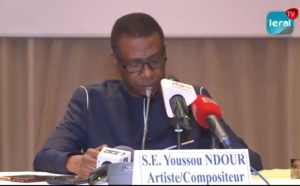 VIDEO - Youssou Ndour, son discours à la signature de convention au Partenariat Mondial pour l’Education