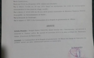Médinatoul Salam: Le Sous-préfet autorise la célébration du Gamou.