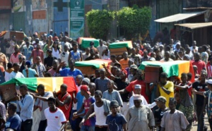 Guinée: la marche funèbre réprimée dans le sang, plusieurs  blessés par balles 