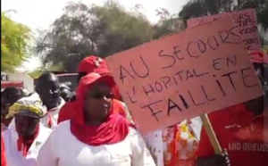 Marche pacifique à l'hôpital de Richard-Toll: Le personnel réclame plusieurs mois d'arriérés de salaires