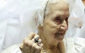 Elle se marie le jour de ses 100 ans