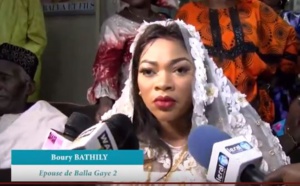 BAPTEME du fils de BALLA GAYE 2 - Les premiers mots de sa femme BOURY BATHILY (VIDEO)