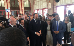 TER:  un projet "emblématique" et "exemplaire", selon le PM français Edouard Philippe