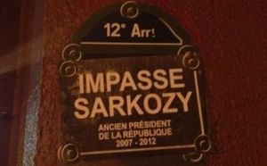 Des "impasses Sarkozy" fleurissent dans Paris
