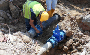 Le branchement au réseau de l'eau va coûter  239.000F  