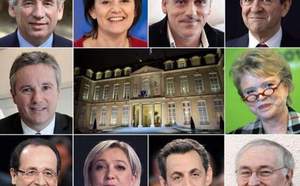 Dix candidatures validées pour la présidentielle en France