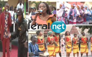 Pape DIOUF, Dieyla, danses traditionnelles....La grande ambiance à l'ouverture du FIDAK 2019 - LERAL