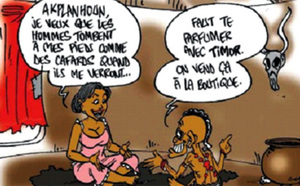 Femme et marabout