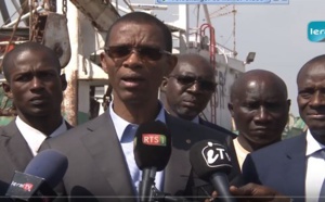 VIDEO - Visite du nouveau ministre de la Pêche et de l'Economie maritime au Port Autonome de Dakar: " "Ce port continue de porter notre économie..."