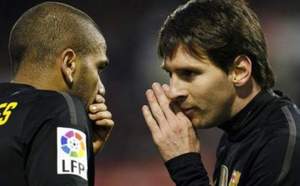 Altercation avec Messi et Dani Alves à l'hôtel