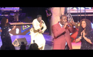 VIDEO - Thione Seck et Fallou Dieng: Duo explosif à l'anniversaire de Adiouza au Grand Théâtre