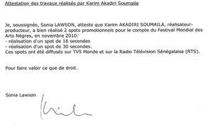 [Documents] Fesman 3 : Une "victime" de Sindiély Wade crie son désespoir