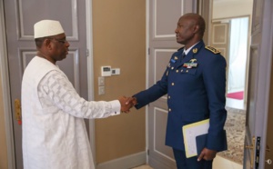 Palais: le nouveau CEMGA Birame Diop reçu par Macky Sall