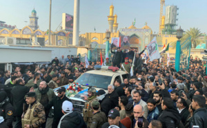 "Mort à l'Amérique", le cri de milliers d'Irakiens aux funérailles du général iranien Soleimani