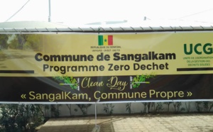 Cleaning Day- Commune de Sangalkam: Le Maire Oumar Guèye et ses administrés, en action